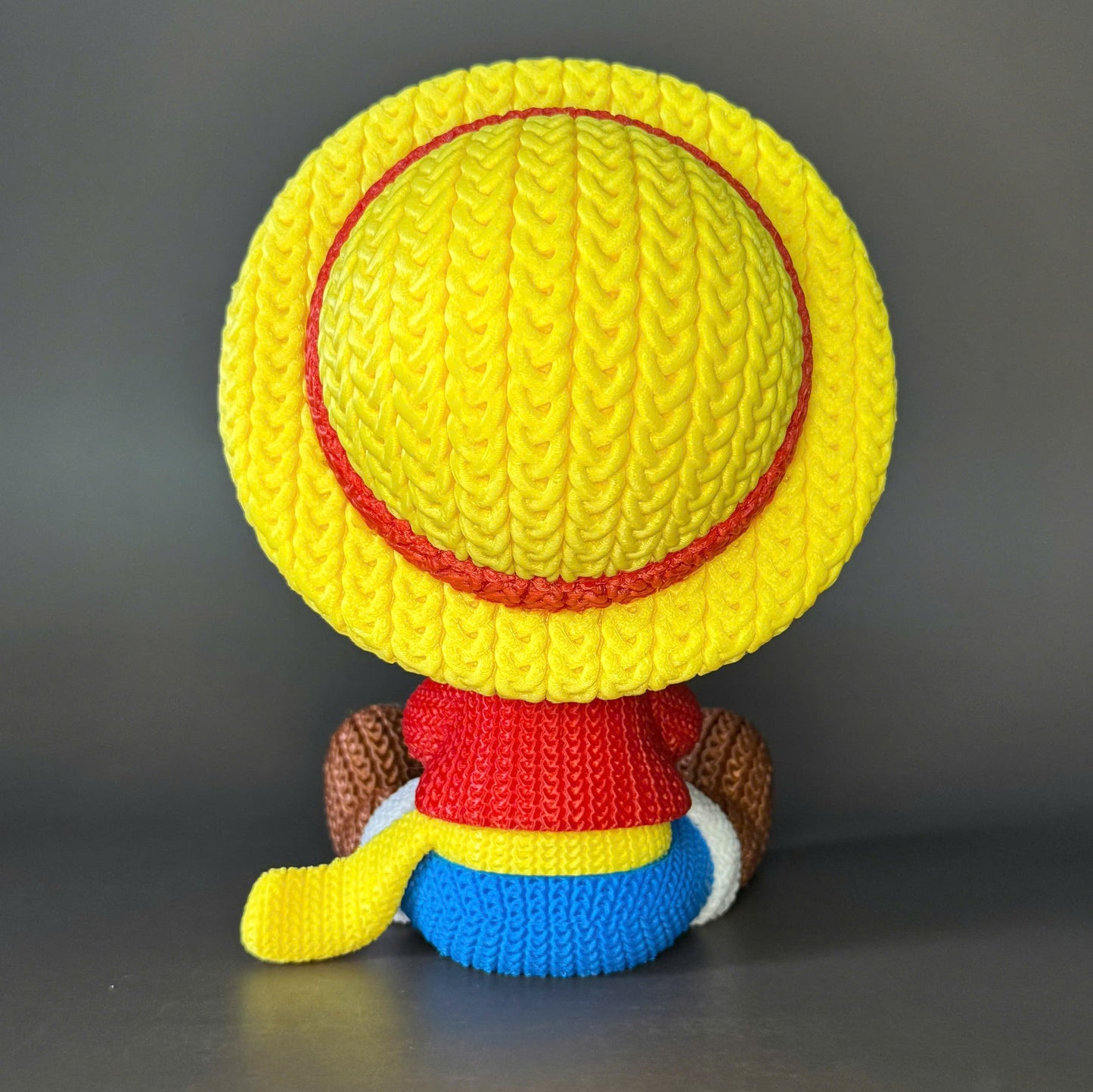 Figurine Luffy Crochet / Knitted Luffy