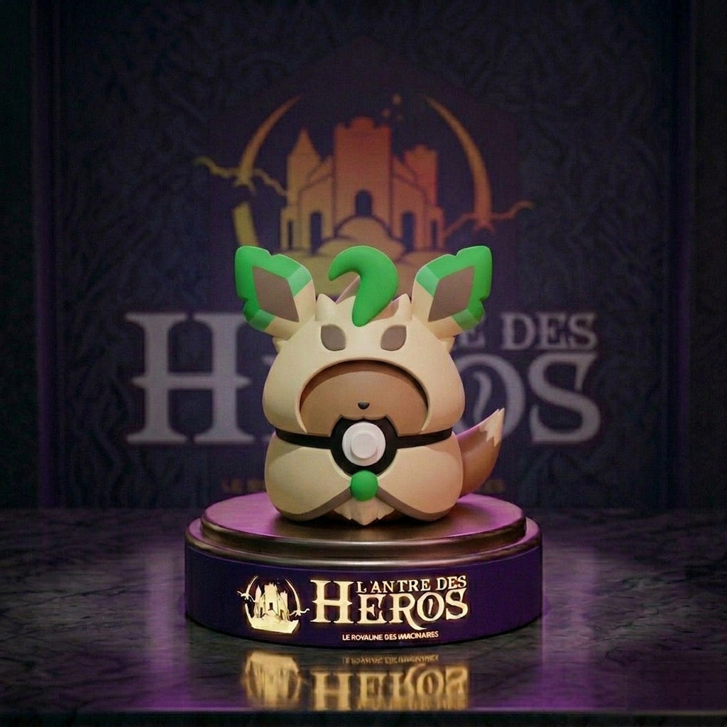 Evoli poncho Phyllali /Eevee poncho Leafeon