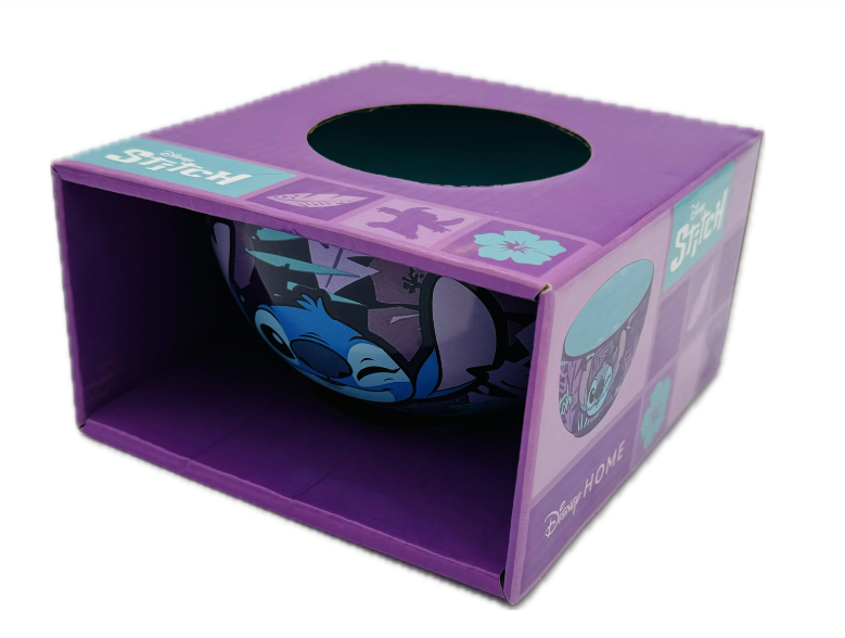 DISNEY - Stitch Purple Flower - Bol Céramique en Gift Box - 600ml