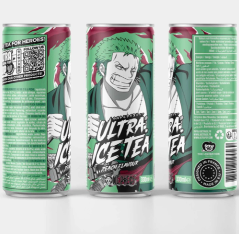 ONE PIECE - Ice Tea - Zoro - Canette 33 Cl