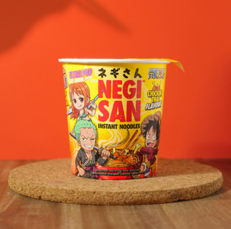 ONE PIECE - Nouilles instantanées - Luffy/Zoro/Nami - Poulet Thaï