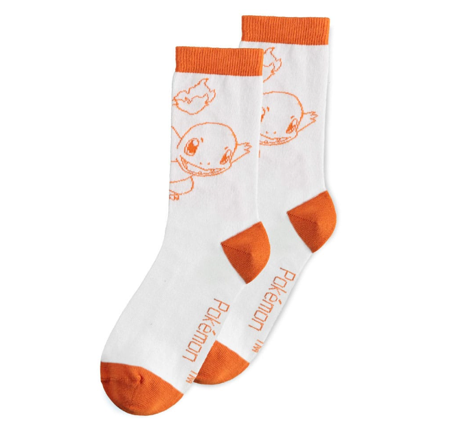 POKEMON - Pack 3 paires de chaussettes Salamèche, Bulbizarre, Carapuce 39-42