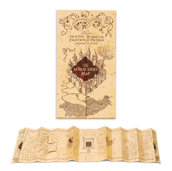 HARRY POTTER - Carte du Maraudeur - Carte