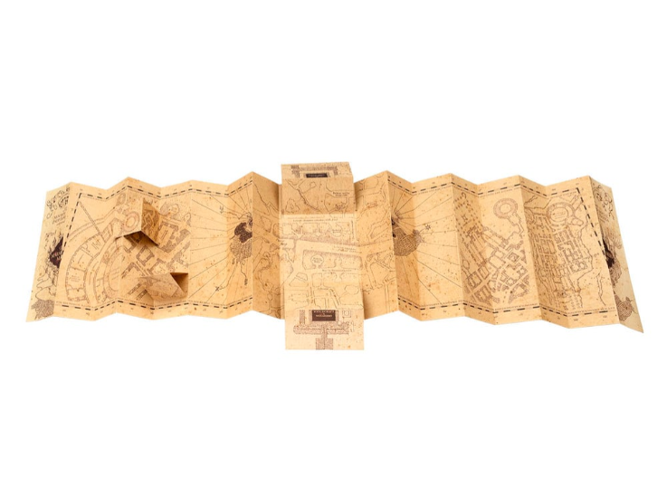 HARRY POTTER - Carte du Maraudeur - Carte