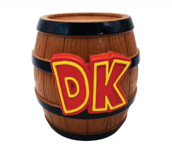 NINTENDO - Tonneau DK - Tirelire Donkey Kong 14.7cm