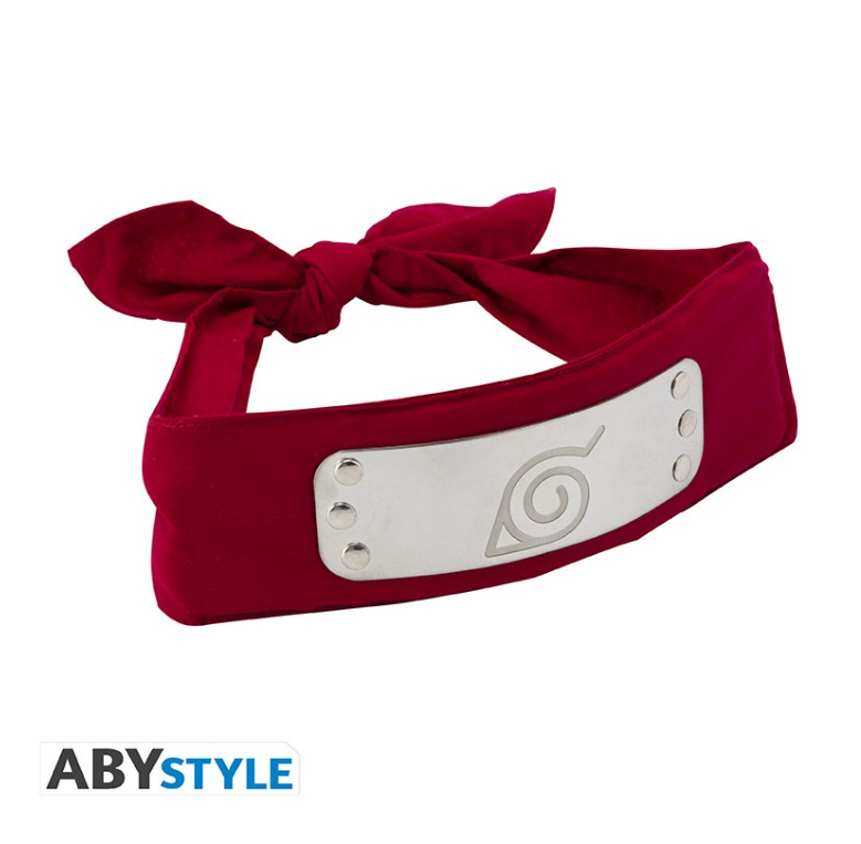 NARUTO - Bandeau Konoha rouge