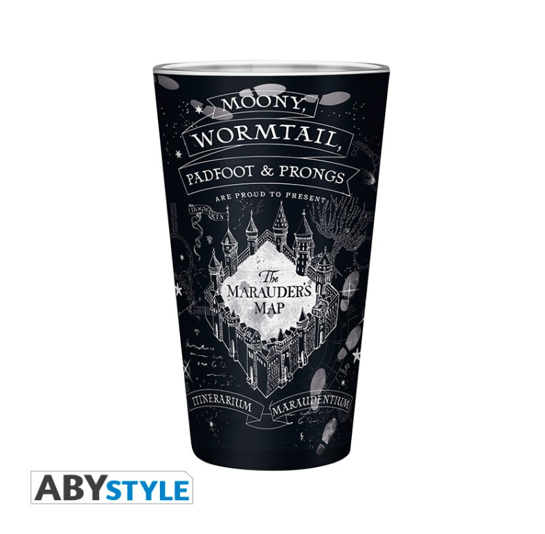 HARRY POTTER - Verre XXL - 400 ml - Carte du Maraudeur -