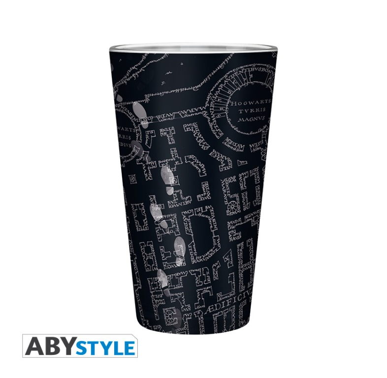HARRY POTTER - Verre XXL - 400 ml - Carte du Maraudeur -