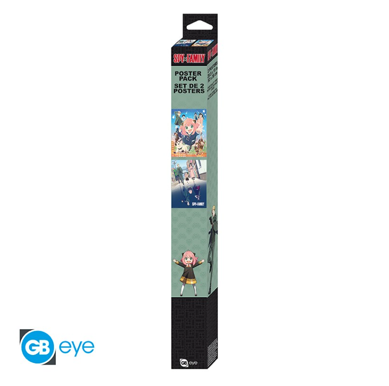 SPY X FAMILY - Set 2 Posters Chibi 52x38 - Une double famille