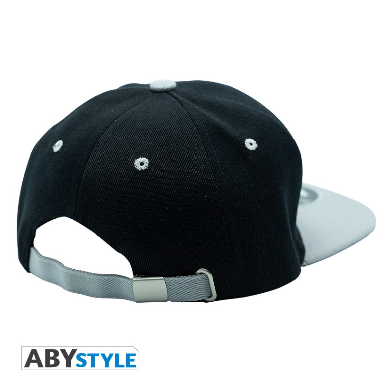 DEATH NOTE - Casquette snapback- Noir & Gris - "L"