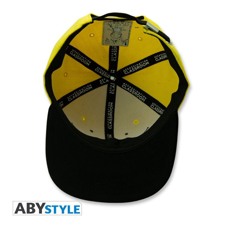ASSASSINATION CLASSROOM - Casquette snapback- Noir & Jaune - Koro