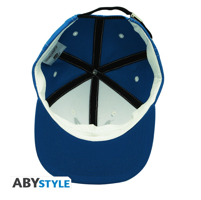 DRAGON BALL - Casquette snapback- Bleu & Blanc - Majin