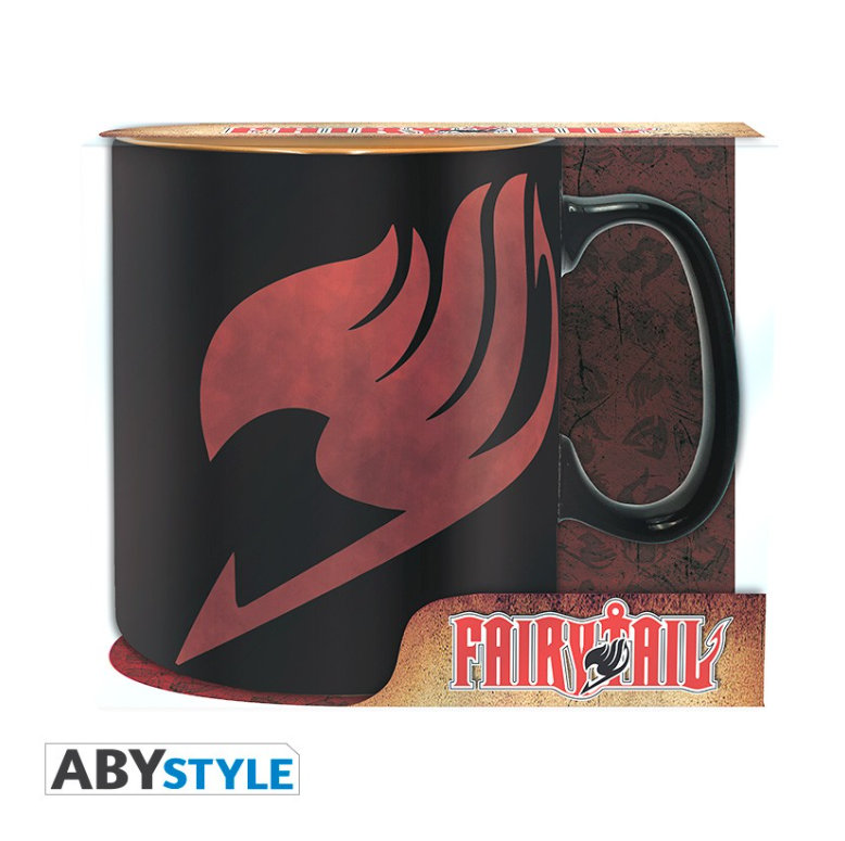 FAIRY TAIL - Mug - 460 ml - Lucy, Natsu & Emblème -