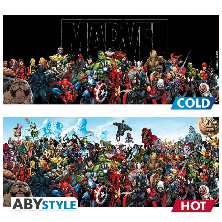 MARVEL - Mug Heat Change - 460 ml - Héros Marvel