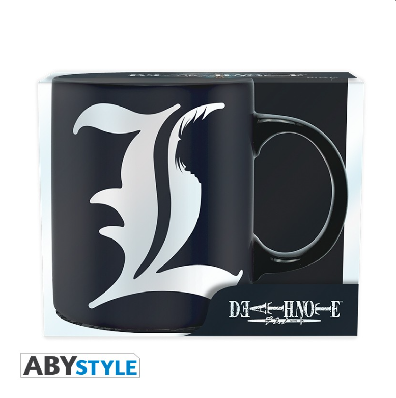 DEATH NOTE - Mug - 320 ml - L & règles - avec boîte