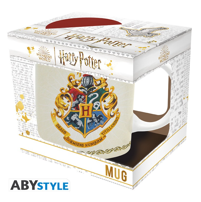 HARRY POTTER - Mug - 320 ml - Les 4 Maisons - subli - avec boîte