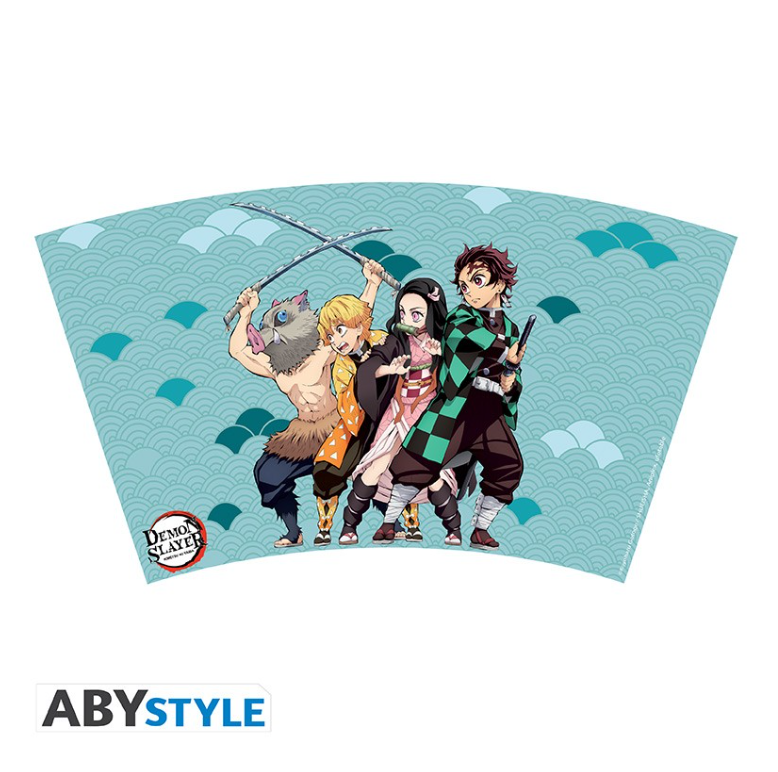 DEMON SLAYER - Gobelet avec paille - 470 ml - Groupe