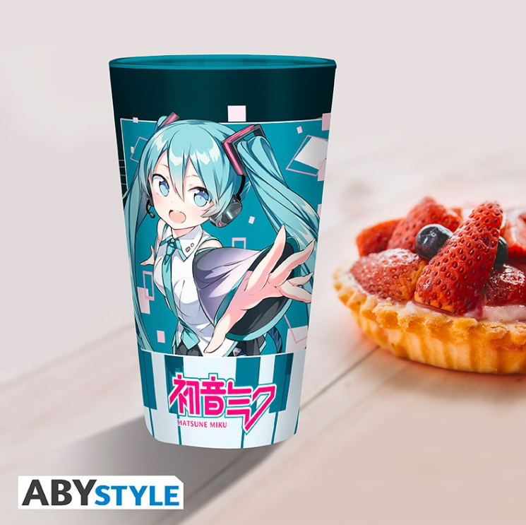 HATSUNE MIKU - Verre XXL - 400 ml - Ville Musicale