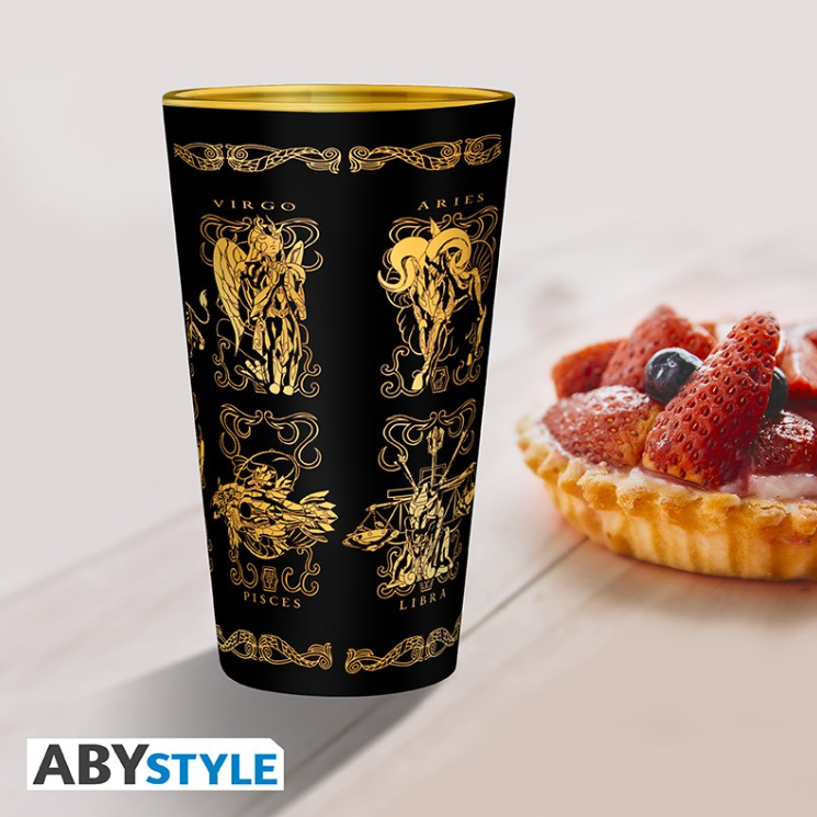 SAINT SEIYA - Verre XXL - 400 ml - Armures d'or