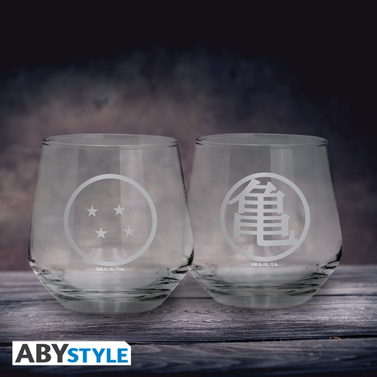 DRAGON BALL - Set de 2 verres - Kame & Boule de cristal