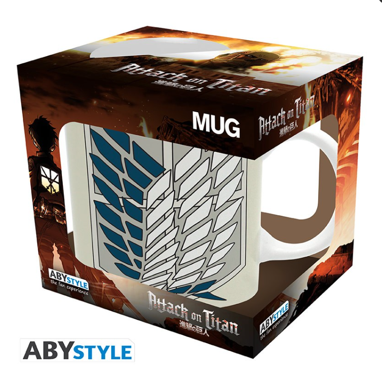 ATTACK ON TITAN - Mug - 320 ml - Badge