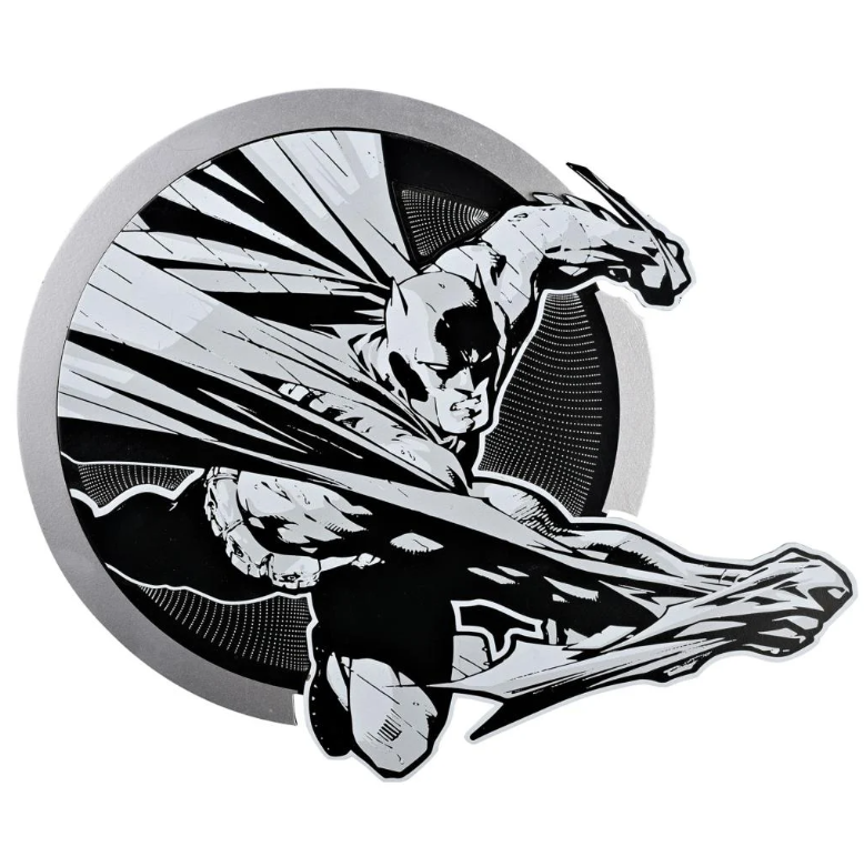 DC COMICS - BATMAN - Fight - Plaque Décorative Ronde