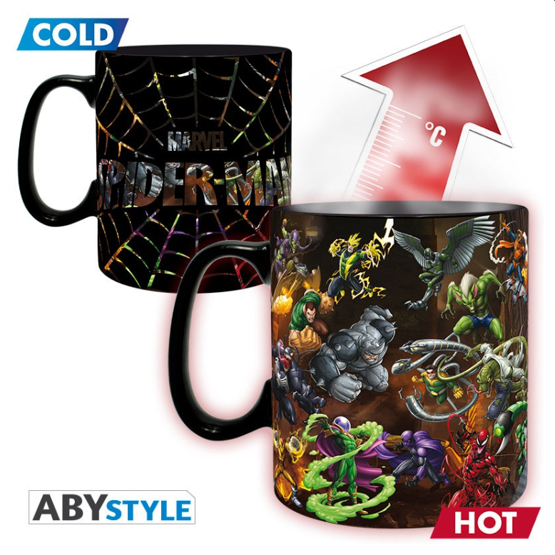 MARVEL - Mug Heat Change - 460 ml Multiverse Spider-Man