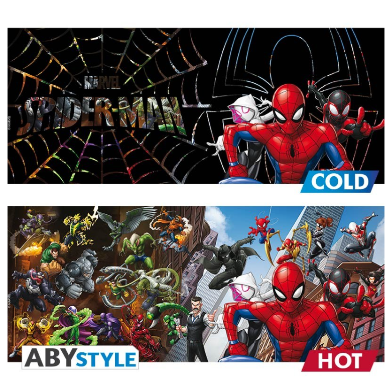 MARVEL - Mug Heat Change - 460 ml Multiverse Spider-Man