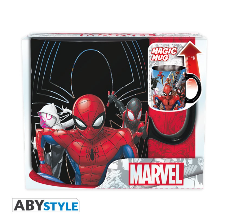 MARVEL - Mug Heat Change - 460 ml Multiverse Spider-Man