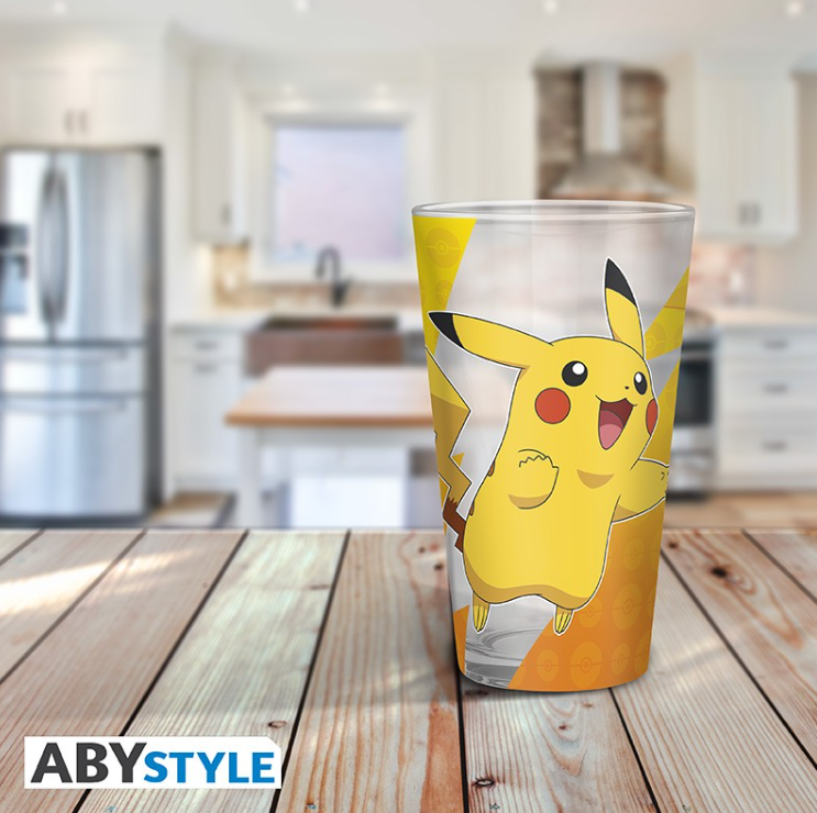 POKEMON - Verre XXL - 400 ml - Pikachu effet métal