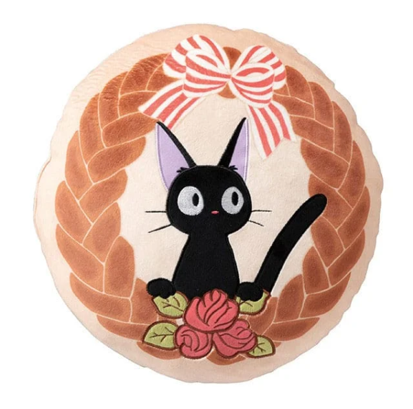 GHIBLI - Kiki la petite sorcière - Jiji Couronne de pain - Coussin 35x35cm