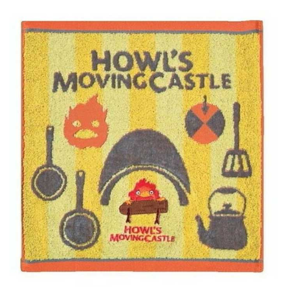 GHIBLI - Le Chateau Ambulant - Mini Serviette Calcifer Imabari 34x36cm