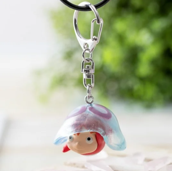 GHIBLI - PONYO SUR LA FALAISE - Porte-clé Ponyo et Méduse