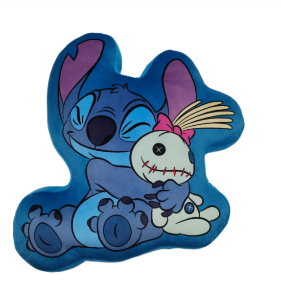 DISNEY - LILO & STITCH - Coussin 3D Stitch & Souillon
