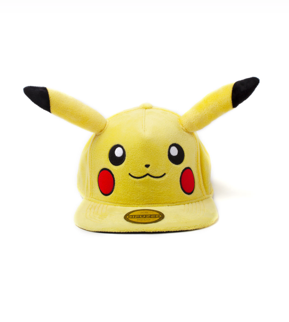 POKEMON - Pikachu - Casquette Snapback Premium Plush