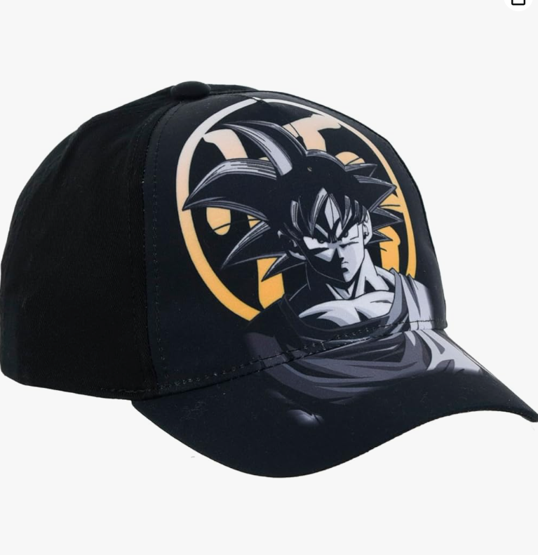 DRAGON BALL Z - Goku - Casquette Noir Enfant 54cm