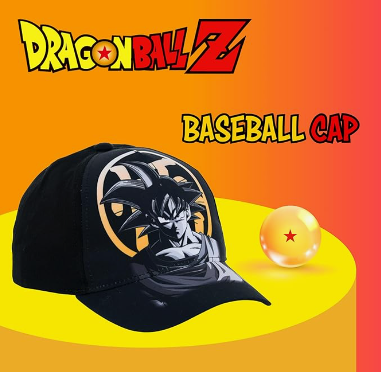 DRAGON BALL Z - Goku - Casquette Noir Enfant 54cm