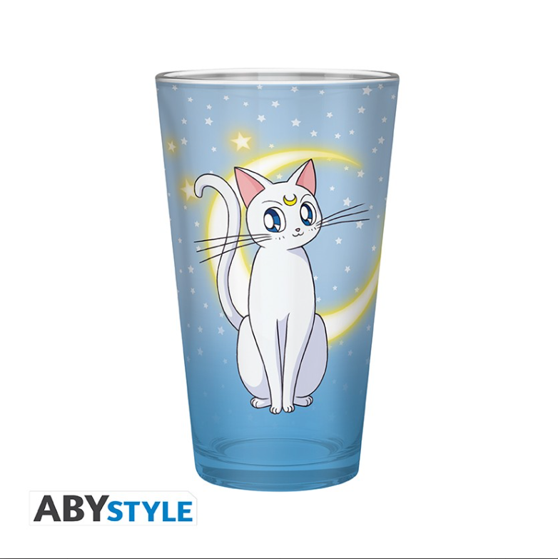SAILOR MOON - Verre XXL - 400 ml - Luna & Artemis