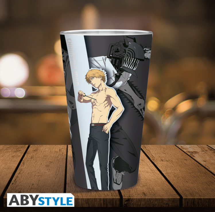 CHAINSAW MAN - Verre XXL - 400 ml - Trio