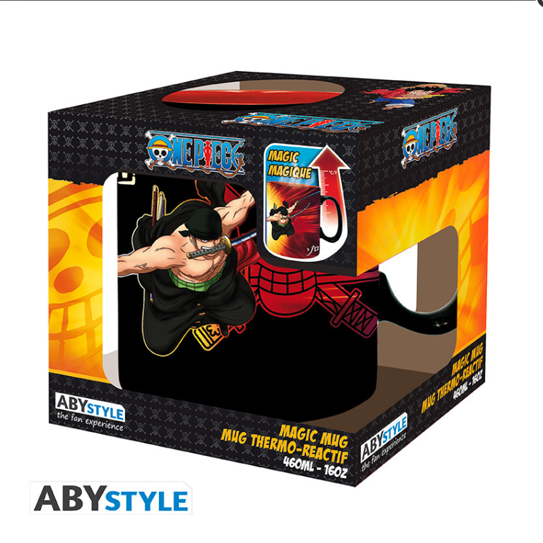 ONE PIECE - Mug Heat Change - 460 ml - Zoro & Sanji