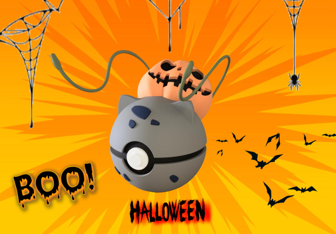 Pokeball Bulbizarre (Halloween version)/ Bulbasaur