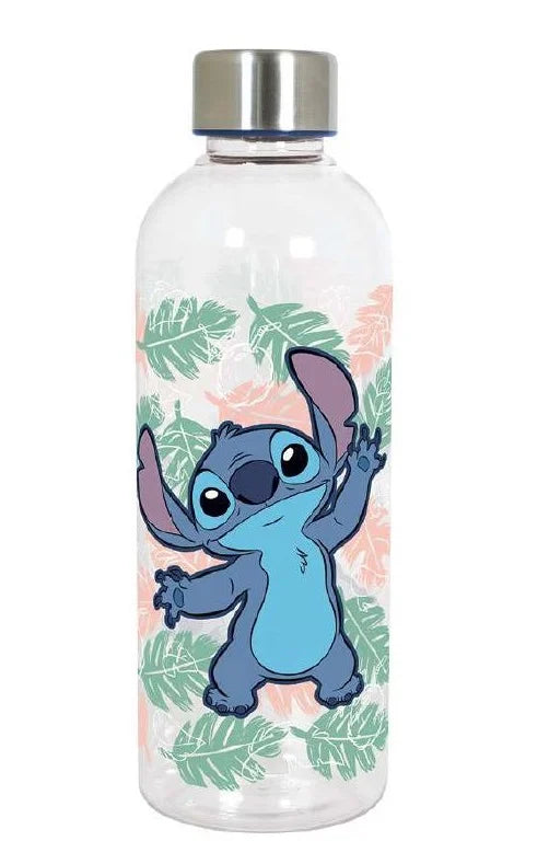 DISNEY - Bouteille plastique Stitch 850ml feuilles