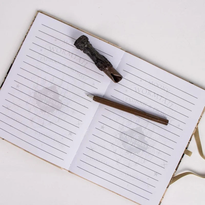 HARRY POTTER - Set papeterie lumineux Carte du maraudeur