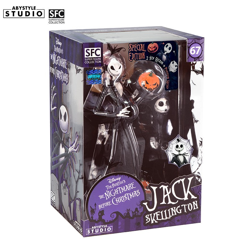 DISNEY - NIGHTMARE BEFORE XMAS - Figurine "Jack Skellington scary smiling face"