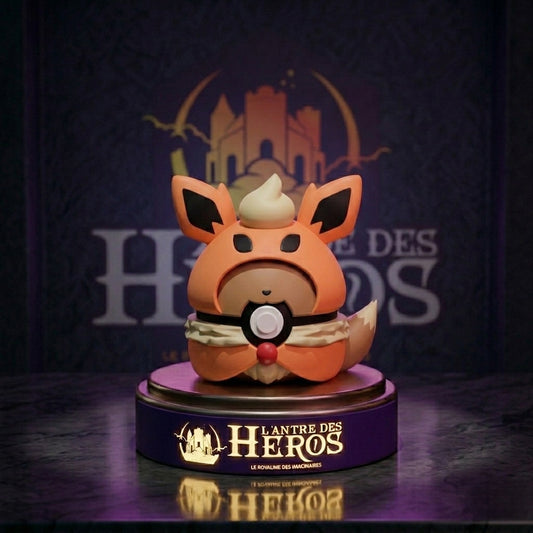 Evoli poncho Pyroli / Eevee poncho Flareon