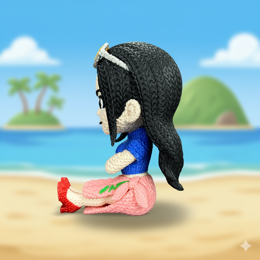 Figurine Nico Robin Crochet / Knitted Nico Robin