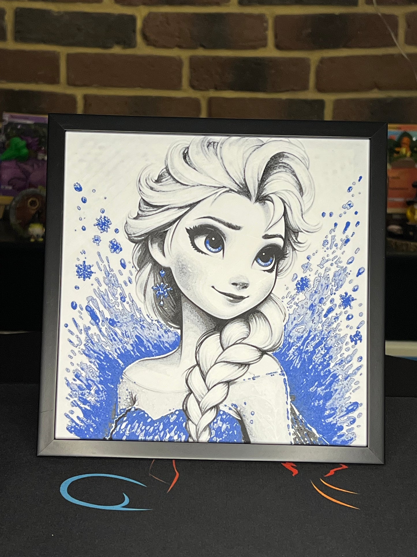 Cadre Elsa La reine des neiges