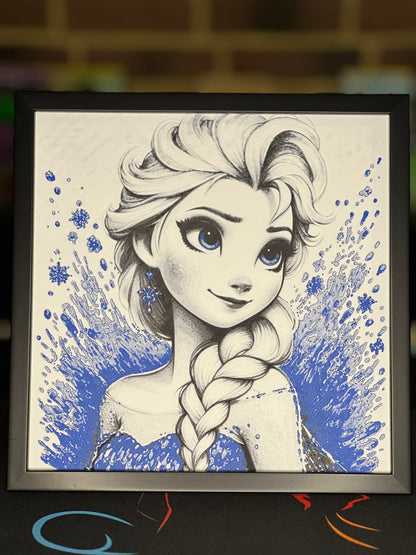 Cadre Elsa La reine des neiges