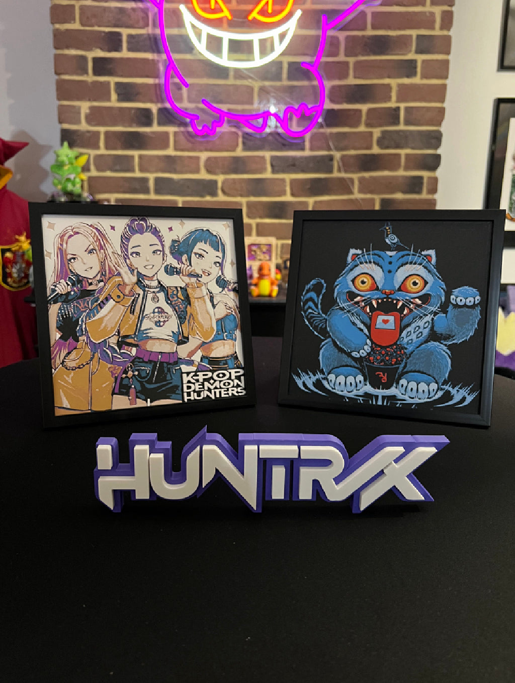 Lot de 3 décorations en impression 3D – Univers K-Pop Demon Hunters