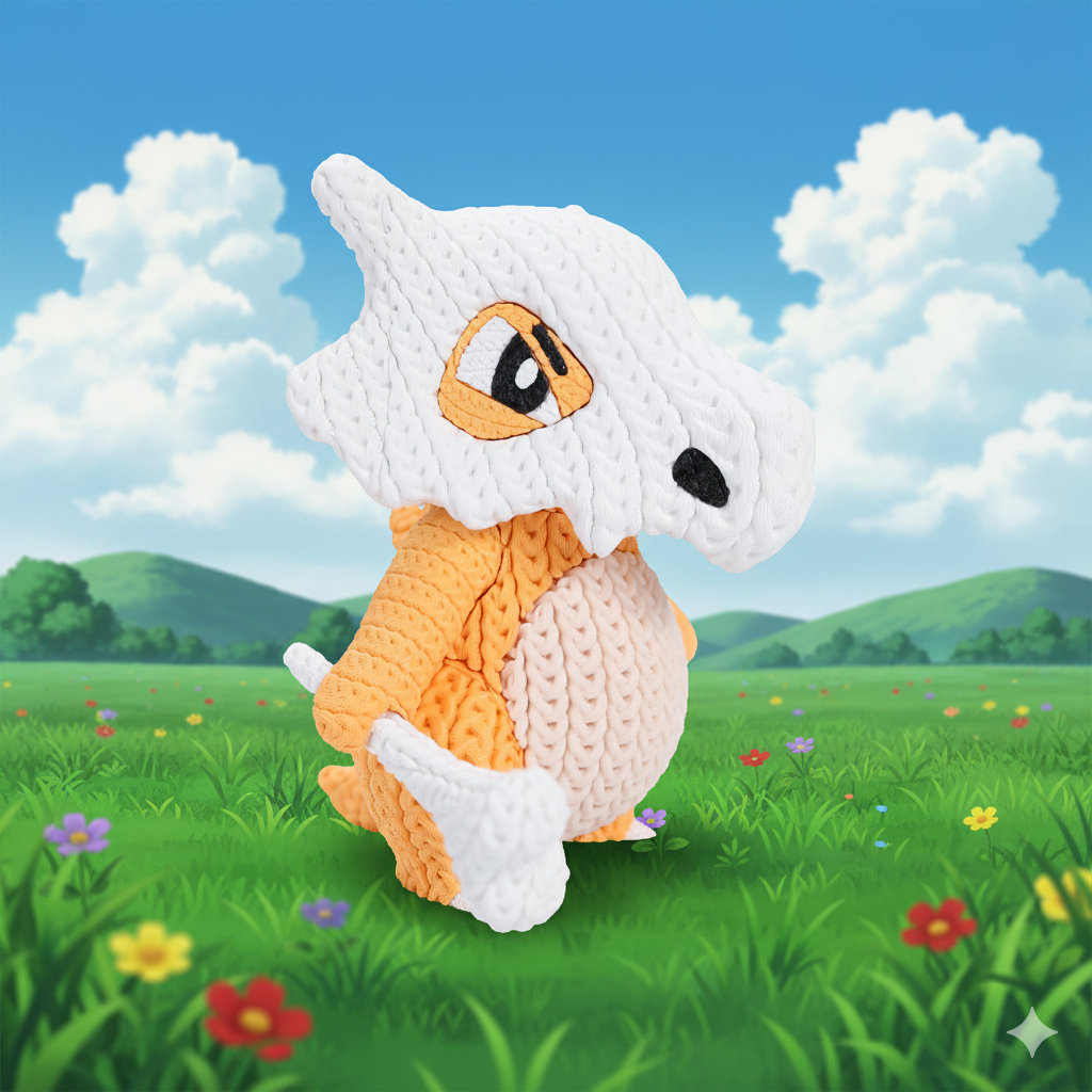 Figurine Osselait Crochet / Knitted Cubone